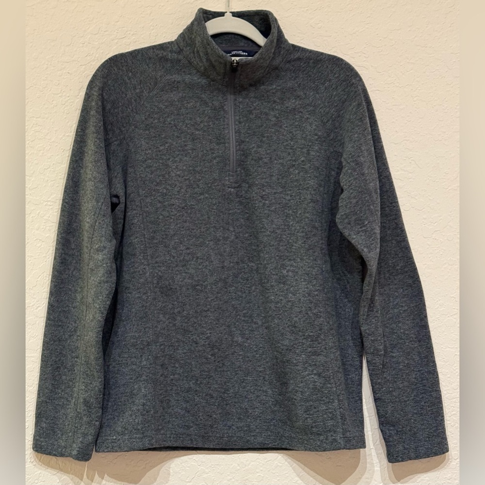 Lands’ End Women’s Mock Zip Neck Pullover Sweater Size M